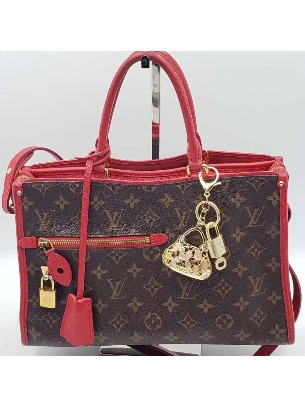 Authentic Louis Vuitton Lock & Key with unbranded Bagcharm, Keycharm, Keychain